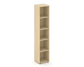 Стеллаж высокий узкий 400x400x1982 зад. стенка HDF Стайл Проджект / Style Project images