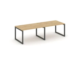 Стол переговорный на О-образном каркасе 50 мм 3160x980x750 Стайл Проджект / Style Project images