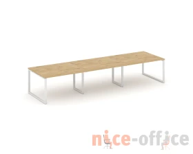 Стол переговорный на О-образном каркасе 60 мм 4410x1180x750 Стайл Проджект / Style Project images