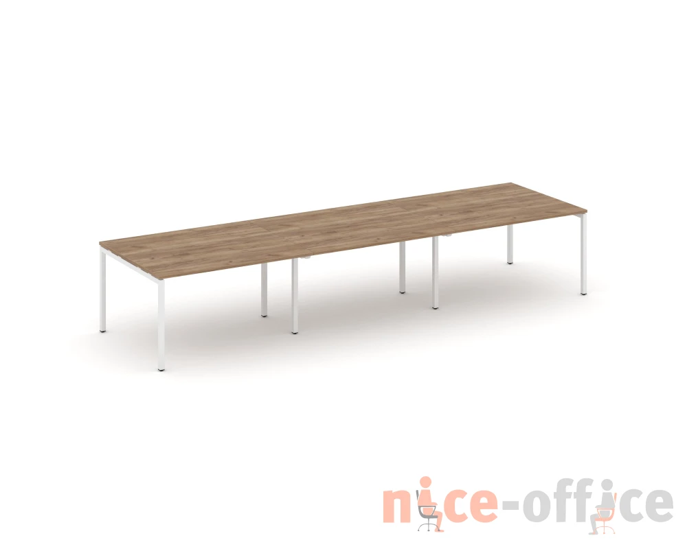 Стол переговорный на П-образном каркасе 40 мм 4140x1180x750 Стайл Проджект / Style Project