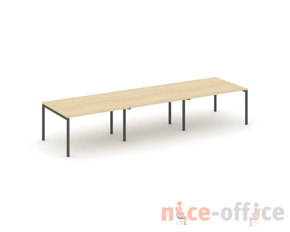 Стол переговорный на П-образном каркасе 40 мм 4140x1180x750 Стайл Проджект / Style Project
