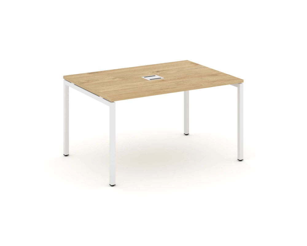 Стол переговорный на П-образном каркасе 40 мм с лючком 980x980x750 Style Project