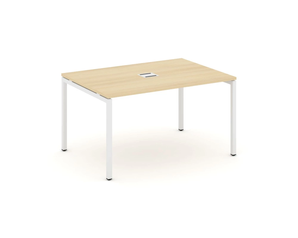 Стол переговорный на П-образном каркасе 40 мм с лючком 980x980x750 Style Project