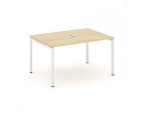 Стол переговорный на П-образном каркасе 40 мм с лючком 980x980x750 Style Project images