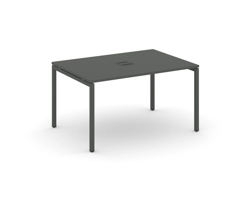 Стол переговорный на П-образном каркасе 40 мм с лючком 980x980x750 Style Project