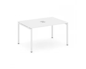 Стол переговорный на П-образном каркасе 40 мм с лючком 980x980x750 Style Project images