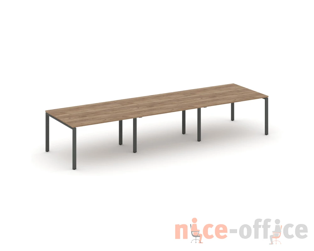 Стол переговорный на П-образном каркасе 60 мм 4410x1180x750 Стайл Проджект / Style Project