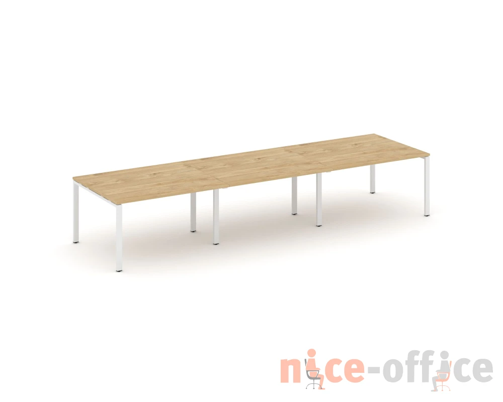 Стол переговорный на П-образном каркасе 60 мм 4410x1180x750 Стайл Проджект / Style Project