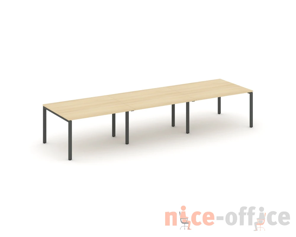 Стол переговорный на П-образном каркасе 60 мм 4410x1180x750 Стайл Проджект / Style Project