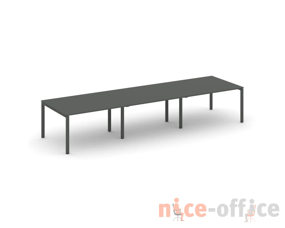 Стол переговорный на П-образном каркасе 60 мм 4410x1180x750 Стайл Проджект / Style Project