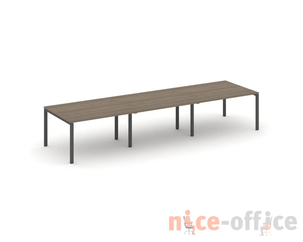 Стол переговорный на П-образном каркасе 60 мм 4410x1180x750 Стайл Проджект / Style Project