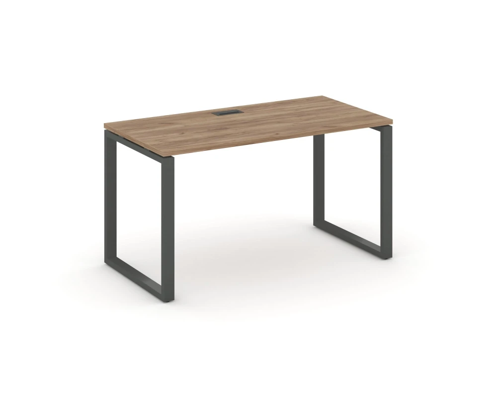 Стол письменный на О-образном каркасе 60 мм 1580x600x750 Стайл Проджект / Style Project