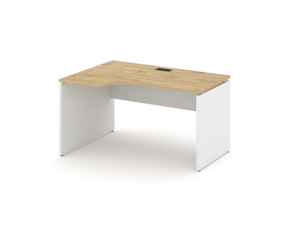 Стол рабочий эргоном. левый 1380x600/980x750 Style Project