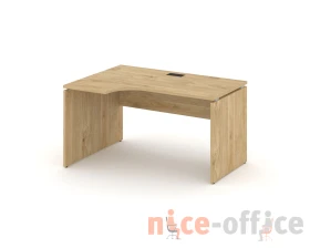 Стол рабочий эргоном. левый 1380x600/980x750 Стайл Проджект / Style Project images