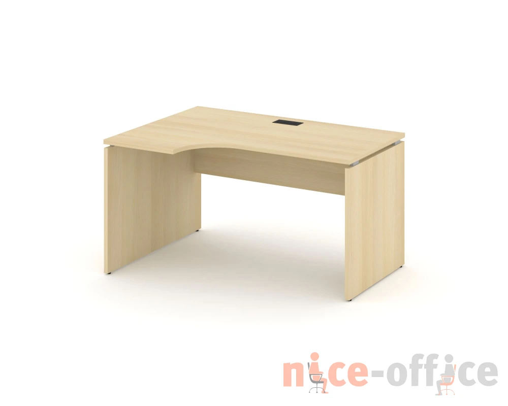 Стол рабочий эргоном. левый 1380x600/980x750 Стайл Проджект / Style Project