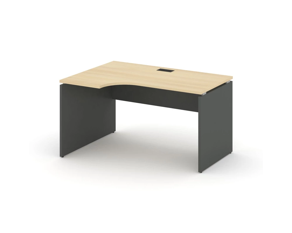 Стол рабочий эргоном. левый 1380x600/980x750 Style Project