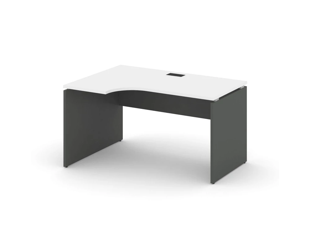 Стол рабочий эргоном. левый 1380x600/980x750 Style Project