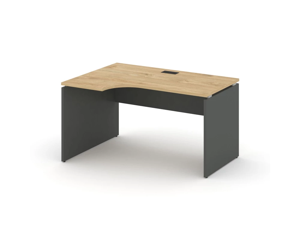 Стол рабочий эргоном. левый 1380x600/980x750 Style Project
