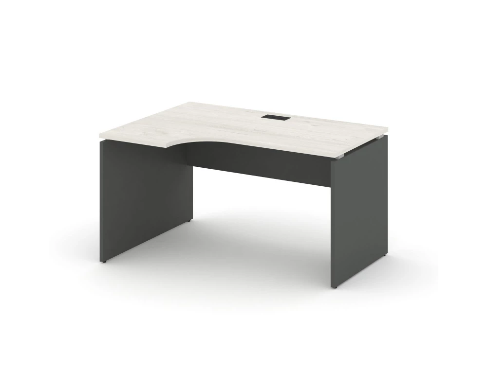 Стол рабочий эргоном. левый 1380x600/980x750 Style Project
