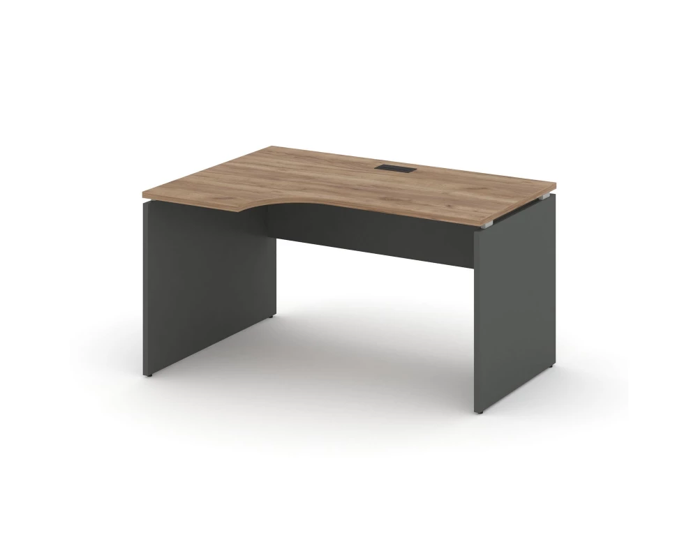 Стол рабочий эргоном. левый 1380x600/980x750 Style Project