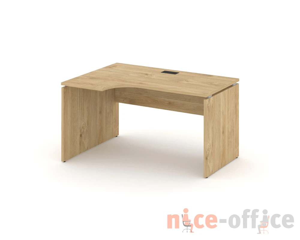 Стол рабочий эргоном. левый 1380x700/980x750 Стайл Проджект / Style Project