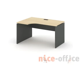 Стол рабочий эргоном. левый 1380x700/980x750 Стайл Проджект / Style Project images
