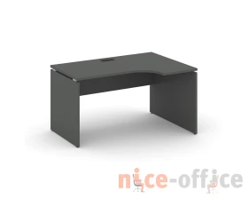 Стол рабочий эргоном. правый 1380x700/980x750 Стайл Проджект / Style Project images