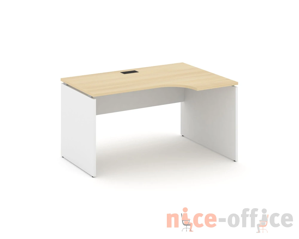 Стол рабочий эргоном. правый 1380x700/980x750 Стайл Проджект / Style Project