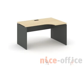 Стол рабочий эргоном. правый 1380x700/980x750 Стайл Проджект / Style Project images