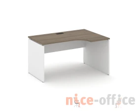 Стол рабочий эргоном. правый 1380x800/980x750 Стайл Проджект / Style Project images