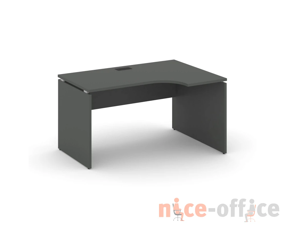 Стол рабочий эргоном. правый 1580x600/980x750 Стайл Проджект / Style Project