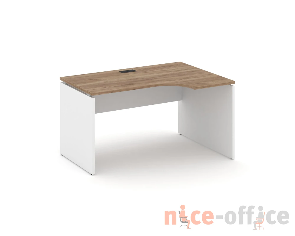 Стол рабочий эргоном. правый 1580x600/980x750 Стайл Проджект / Style Project