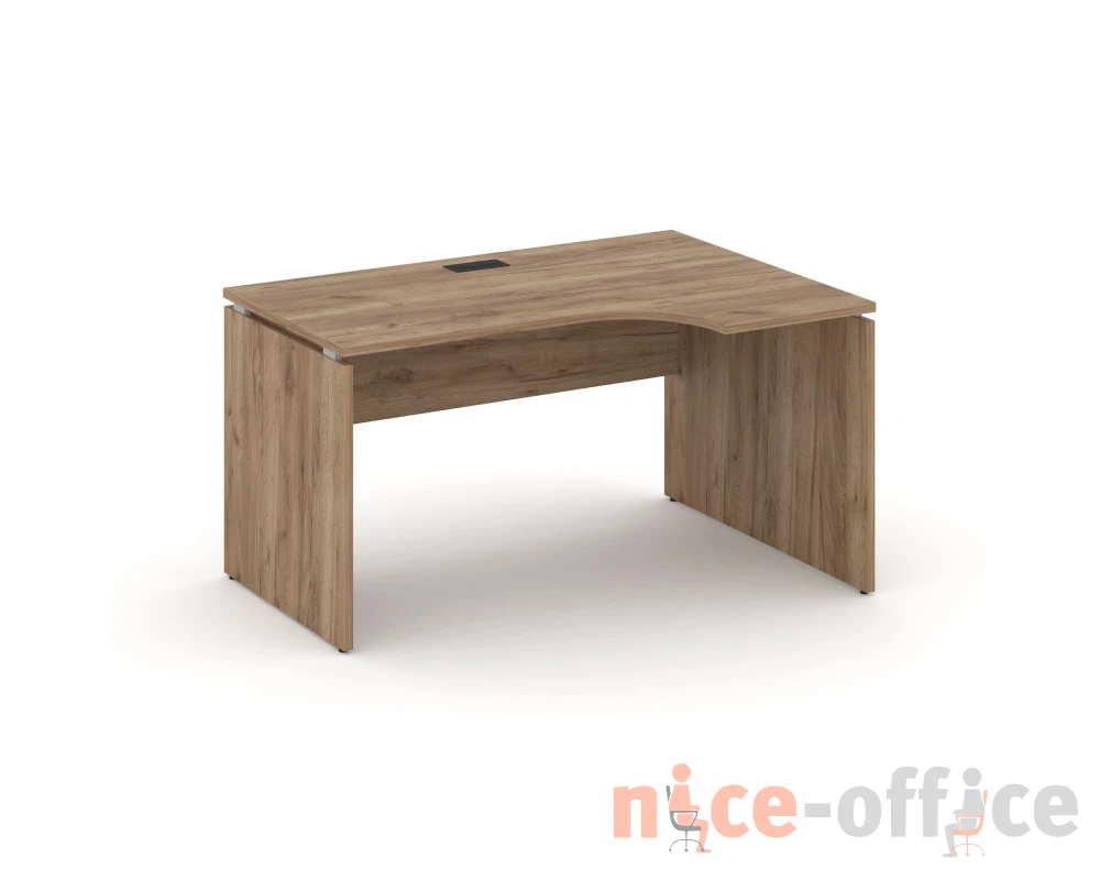 Стол рабочий эргоном. правый 1580x600/980x750 Стайл Проджект / Style Project