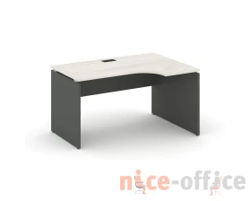 Стол рабочий эргоном. правый 1580x600/980x750 Стайл Проджект / Style Project images
