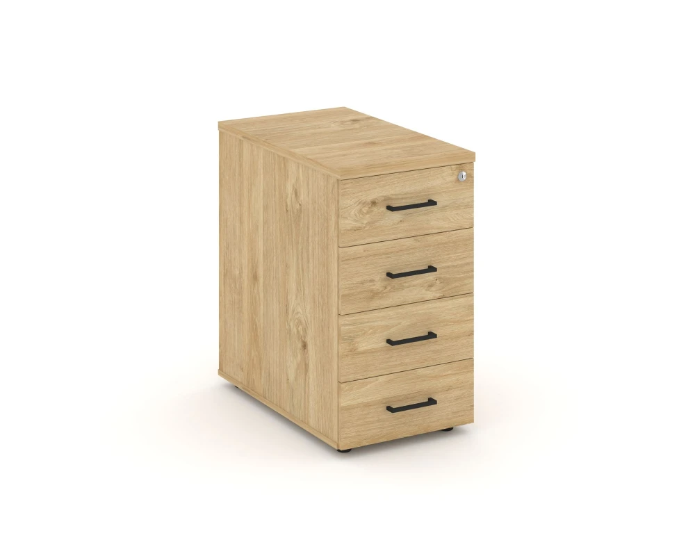 Тумба опорная/приставная с ящиками 416x600x750 Стайл Проджект / Style Project