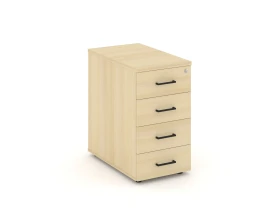 Тумба опорная/приставная с ящиками 416x600x750 Стайл Проджект / Style Project images