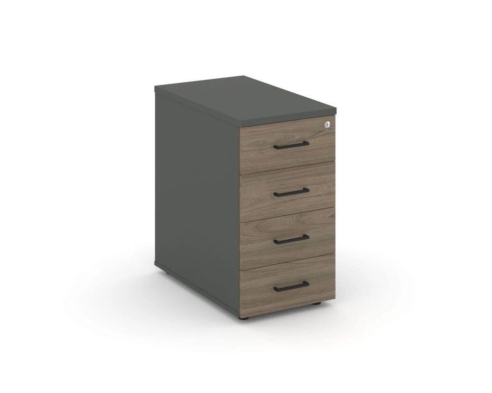 Тумба опорная/приставная с ящиками 416x600x750 Стайл Проджект / Style Project