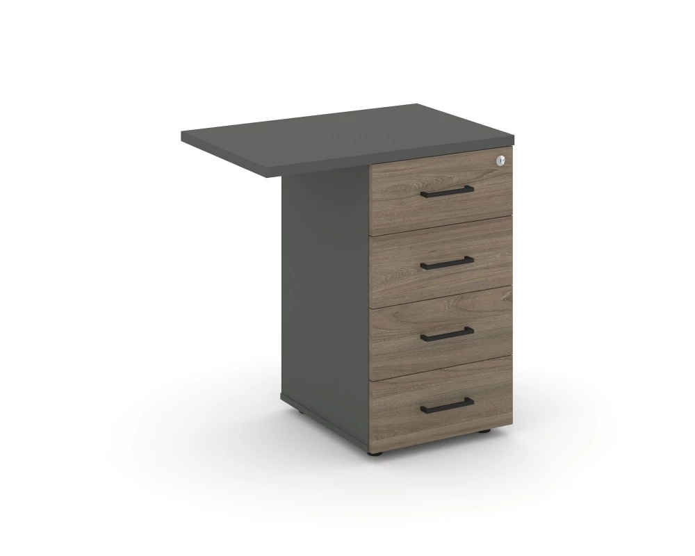 Тумба приставная с ящиками 416/700x460x750 Style Project