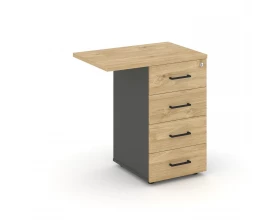 Тумба приставная с ящиками 416/700x460x750 Style Project images