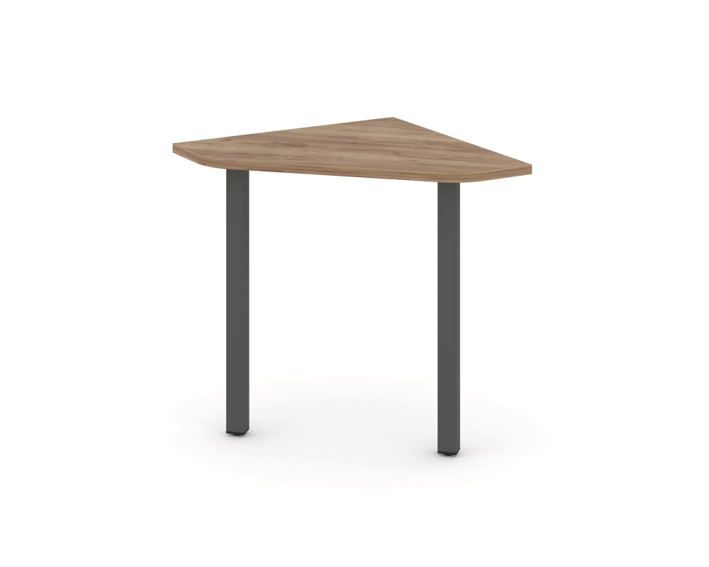 Угловой элемент перег. стола на П-образном каркасе 50 мм 700x700x750 Стайл Проджект / Style Project