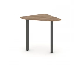 Угловой элемент перег. стола на П-образном каркасе 50 мм 700x700x750 Стайл Проджект / Style Project images