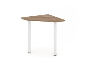 Угловой элемент перег. стола на П-образном каркасе 50 мм 700x700x750 Стайл Проджект / Style Project images