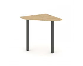 Угловой элемент перег. стола на П-образном каркасе 50 мм 700x700x750 Стайл Проджект / Style Project images