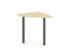 Угловой элемент перег. стола на П-образном каркасе 50 мм 700x700x750 Стайл Проджект / Style Project images