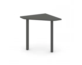 Угловой элемент перег. стола на П-образном каркасе 50 мм 700x700x750 Стайл Проджект / Style Project images