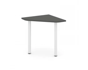 Угловой элемент перег. стола на П-образном каркасе 50 мм 700x700x750 Стайл Проджект / Style Project images