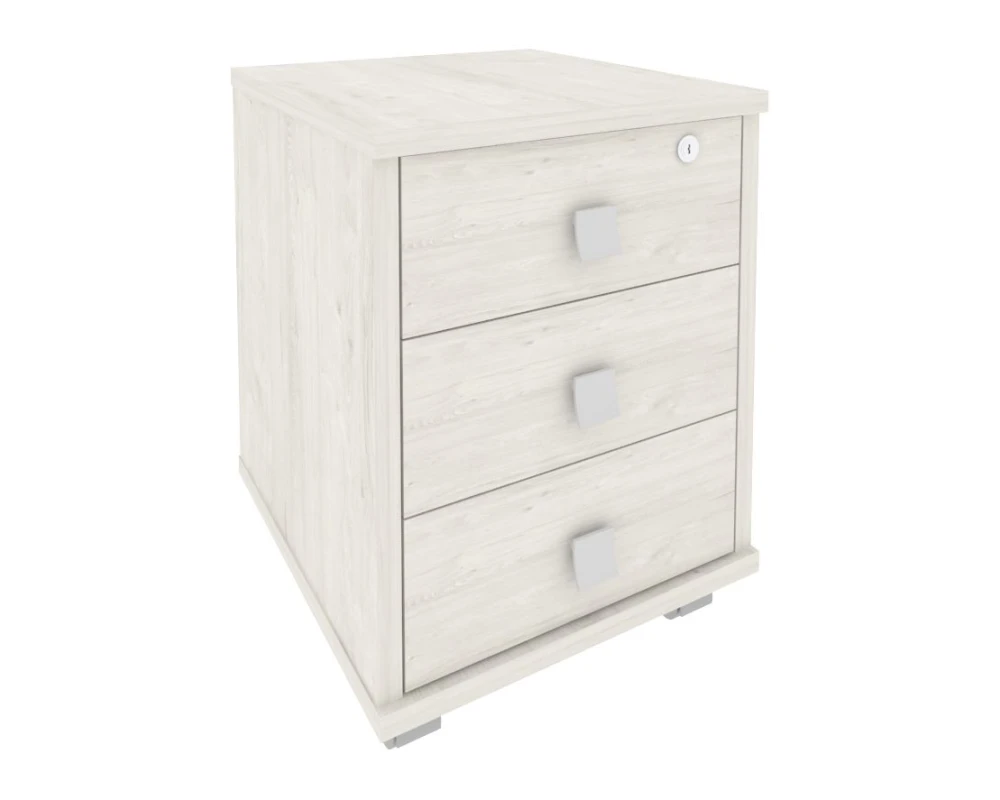 Тумба подкатная 3 ящика с замком Стайл Систем / Style System