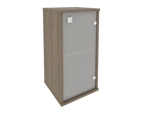 Шкаф низкий узкий 1 низкая дверь стекло правый 412x410x828 Стайл Систем / Style System images