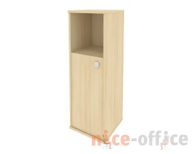 Шкаф средний узкий 1 низкая дверь ЛДСП левый 412x410x1215 Стайл Систем / Style System images