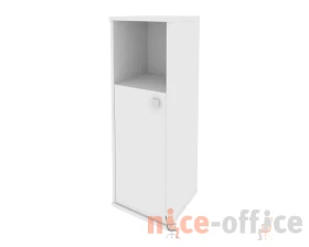 Шкаф средний узкий 1 низкая дверь ЛДСП левый 412x410x1215 Стайл Систем / Style System images
